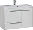 Тумба с раковиной Aquanet Тиволи 90 белый 00180056+00179396 Тумба с раковиной Aquanet Тиволи 90 белый 00180056+00179396