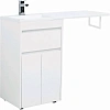 Тумба с раковиной Aquanet Токио 110 L белый (напольная, 1 ящик, 2 дверцы) 00239204 Тумба с раковиной Aquanet Токио 110 L белый (напольная, 1 ящик, 2 дверцы) 00239204