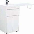 Тумба с раковиной Aquanet Токио 110 L белый (напольная, 1 ящик, 2 дверцы) 00239204 Тумба с раковиной Aquanet Токио 110 L белый (напольная, 1 ящик, 2 дверцы) 00239204