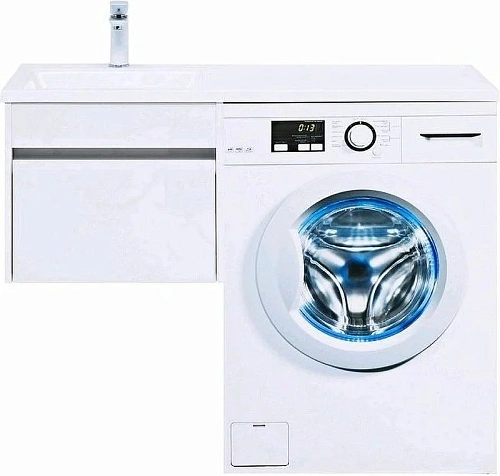 Тумба с раковиной Aquanet Токио 110 L белый (подвесная, 1 ящик) 00239208 Тумба с раковиной Aquanet Токио 110 L белый (подвесная, 1 ящик) 00239208