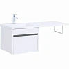 Тумба с раковиной Aquanet Токио 110 L белый (подвесная, 1 ящик) 00239208 Тумба с раковиной Aquanet Токио 110 L белый (подвесная, 1 ящик) 00239208