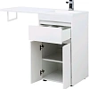 Тумба с раковиной Aquanet Токио 110 R белый (напольная, 1 ящик, 2 дверцы) 00237744 + 00235498 Тумба с раковиной Aquanet Токио 110 R белый (напольная, 1 ящик, 2 дверцы) 00237744 + 00235498