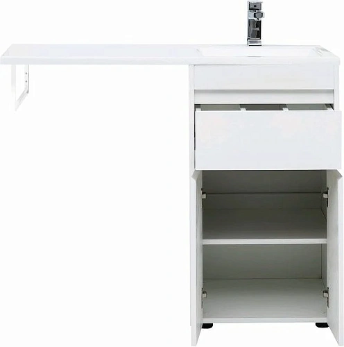 Тумба с раковиной Aquanet Токио 110 R белый (напольная, 1 ящик, 2 дверцы) 00239207 Тумба с раковиной Aquanet Токио 110 R белый (напольная, 1 ящик, 2 дверцы) 00239207