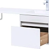 Тумба с раковиной Aquanet Токио 110 R белый (подвесная, 1 ящик) 00236915 + 00235498 Тумба с раковиной Aquanet Токио 110 R белый (подвесная, 1 ящик) 00236915 + 00235498