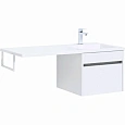 Тумба с раковиной Aquanet Токио 110 R белый (подвесная, 1 ящик) 00239209 Тумба с раковиной Aquanet Токио 110 R белый (подвесная, 1 ящик) 00239209