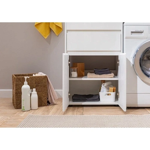 Тумба с раковиной Aquanet Токио 120 L белый (напольная, 1 ящик, 2 дверцы) 00239211 Тумба с раковиной Aquanet Токио 120 L белый (напольная, 1 ящик, 2 дверцы) 00239211