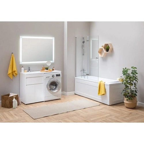 Тумба с раковиной Aquanet Токио 120 L белый (напольная, 1 ящик, 2 дверцы) 00239211 Тумба с раковиной Aquanet Токио 120 L белый (напольная, 1 ящик, 2 дверцы) 00239211