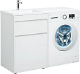 Тумба с раковиной Aquanet Токио 120 L белый (напольная, 1 ящик) 00239290 + 00235499 Тумба с раковиной Aquanet Токио 120 L белый (напольная, 1 ящик) 00239290 + 00235499