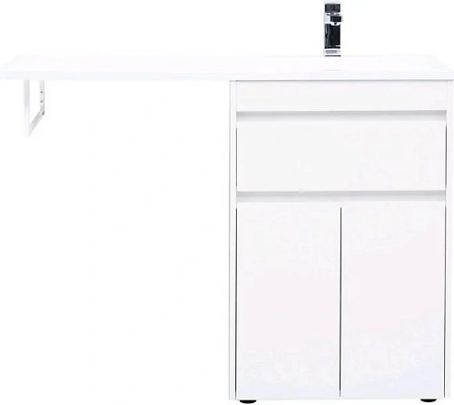 Тумба с раковиной Aquanet Токио 120 R белый (напольная, 1 ящик, 2 дверцы) 00237745 + 00235500 Тумба с раковиной Aquanet Токио 120 R белый (напольная, 1 ящик, 2 дверцы) 00237745 + 00235500