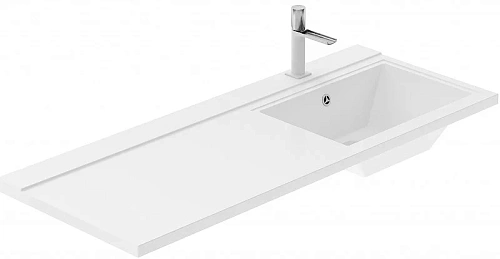 Тумба с раковиной Aquanet Токио 120 R белый (напольная, 1 ящик, 2 дверцы) 00239210 Тумба с раковиной Aquanet Токио 120 R белый (напольная, 1 ящик, 2 дверцы) 00239210