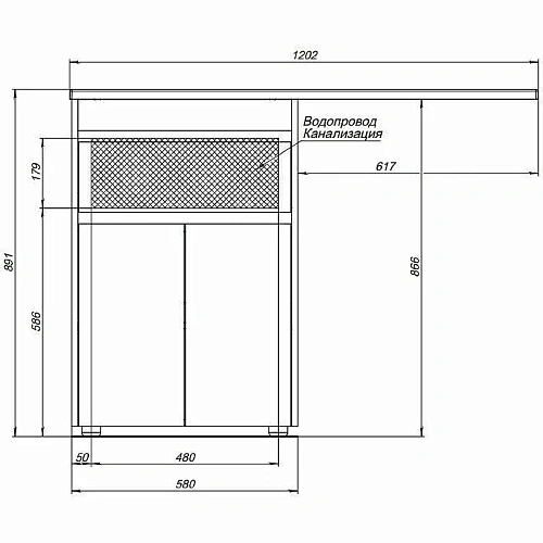 Тумба с раковиной Aquanet Токио 120 R белый (напольная, 1 ящик, 2 дверцы) 00239210 Тумба с раковиной Aquanet Токио 120 R белый (напольная, 1 ящик, 2 дверцы) 00239210