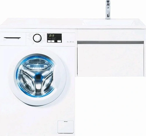 Тумба с раковиной Aquanet Токио 120 R белый (подвесная, 1 ящик) 00239213 Тумба с раковиной Aquanet Токио 120 R белый (подвесная, 1 ящик) 00239213