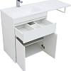 Тумба с раковиной Aquanet Токио 130 L белый (напольная, 1 ящик, 2 дверцы) 00237746 + 00235501 Тумба с раковиной Aquanet Токио 130 L белый (напольная, 1 ящик, 2 дверцы) 00237746 + 00235501