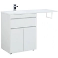 Тумба с раковиной Aquanet Токио 130 L белый (напольная, 1 ящик, 2 дверцы) 00237746 + 00235501 Тумба с раковиной Aquanet Токио 130 L белый (напольная, 1 ящик, 2 дверцы) 00237746 + 00235501