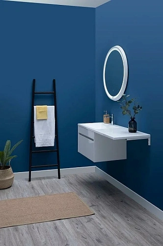 Тумба с раковиной Aquanet Токио 130 L белый (подвесная, 1 ящик) 00239217 Тумба с раковиной Aquanet Токио 130 L белый (подвесная, 1 ящик) 00239217