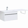 Тумба с раковиной Aquanet Токио 130 L белый (подвесная, 1 ящик) 00239217 Тумба с раковиной Aquanet Токио 130 L белый (подвесная, 1 ящик) 00239217