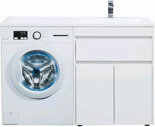 Тумба с раковиной Aquanet Токио 130 R белый (напольная, 1 ящик, 2 дверцы) 00239216 Тумба с раковиной Aquanet Токио 130 R белый (напольная, 1 ящик, 2 дверцы) 00239216