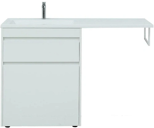 Тумба с раковиной Aquanet Токио 130 R белый (напольная, 1 ящик) 00239291 + 00235502 Тумба с раковиной Aquanet Токио 130 R белый (напольная, 1 ящик) 00239291 + 00235502