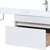 Тумба с раковиной Aquanet Токио 130 R белый (подвесная, 1 ящик) 00236917 + 00235502 Тумба с раковиной Aquanet Токио 130 R белый (подвесная, 1 ящик) 00236917 + 00235502