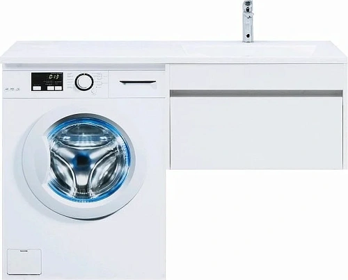 Тумба с раковиной Aquanet Токио 130 R белый (подвесная, 1 ящик) 00239218 Тумба с раковиной Aquanet Токио 130 R белый (подвесная, 1 ящик) 00239218