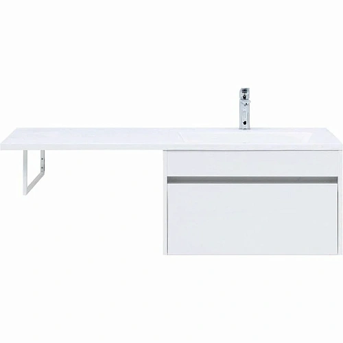 Тумба с раковиной Aquanet Токио 130 R белый (подвесная, 1 ящик) 00239218 Тумба с раковиной Aquanet Токио 130 R белый (подвесная, 1 ящик) 00239218