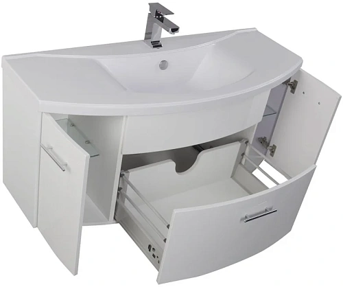 Тумба с раковиной Aquanet Тренто 120 белый 00156500+00152905 Тумба с раковиной Aquanet Тренто 120 белый 00156500+00152905