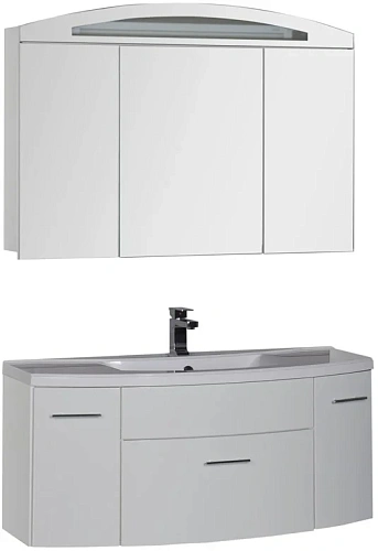 Тумба с раковиной Aquanet Тренто 120 белый 00156500+00152905 Тумба с раковиной Aquanet Тренто 120 белый 00156500+00152905