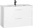 Тумба с раковиной Aquanet Тулон 100 белый 00183396+00182321 Тумба с раковиной Aquanet Тулон 100 белый 00183396+00182321
