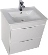 Тумба с раковиной Aquanet Тулон 65 белый 00183394+00182318 Тумба с раковиной Aquanet Тулон 65 белый 00183394+00182318
