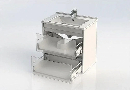 Тумба с раковиной Aquanet Тулон 65 белый 00213064 Тумба с раковиной Aquanet Тулон 65 белый 00213064