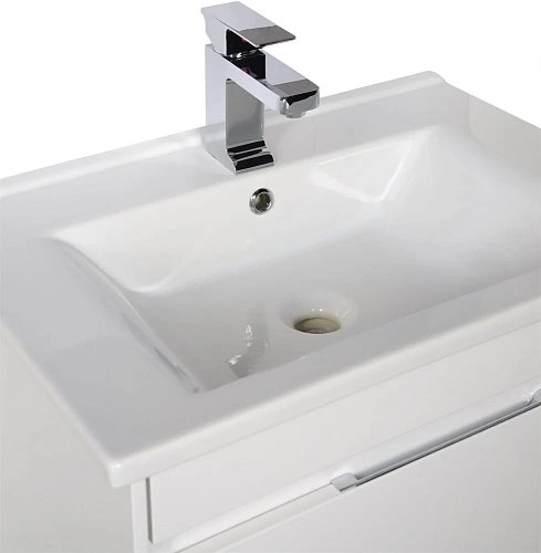 Тумба с раковиной Aquanet Тулон 75 белый 00183395+00182319 Тумба с раковиной Aquanet Тулон 75 белый 00183395+00182319