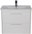 Тумба с раковиной Aquanet Тулон 75 белый 00183395+00182319 Тумба с раковиной Aquanet Тулон 75 белый 00183395+00182319