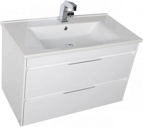 Тумба с раковиной Aquanet Тулон 85 белый 00182724+00182320 Тумба с раковиной Aquanet Тулон 85 белый 00182724+00182320