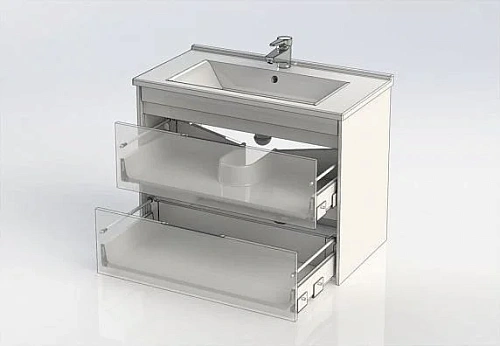 Тумба с раковиной Aquanet Тулон 85 белый 00213060 Тумба с раковиной Aquanet Тулон 85 белый 00213060