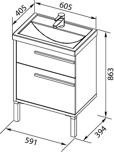 Тумба с раковиной Aquanet Фостер 60 эвкалипт мистери/белый 00202063 + 00187812 Тумба с раковиной Aquanet Фостер 60 эвкалипт мистери/белый 00202063 + 00187812