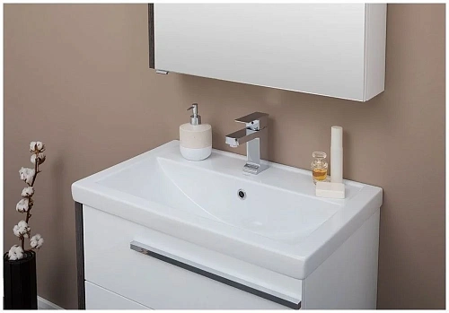 Тумба с раковиной Aquanet Фостер 70 эвкалипт мистери/белый 00202064 + 00187813 Тумба с раковиной Aquanet Фостер 70 эвкалипт мистери/белый 00202064 + 00187813