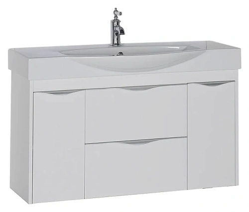 Тумба с раковиной Aquanet Франка 105 белый 00183055+00182330 Тумба с раковиной Aquanet Франка 105 белый 00183055+00182330