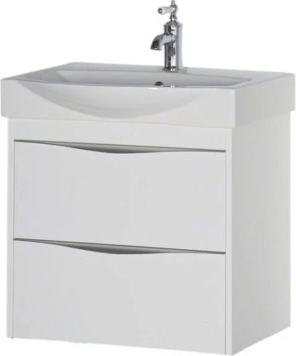 Тумба с раковиной Aquanet Франка 65 белый 00183051+00182328 Тумба с раковиной Aquanet Франка 65 белый 00183051+00182328
