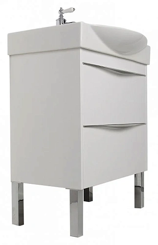 Тумба с раковиной Aquanet Франка 65 белый 00183051+00182328 Тумба с раковиной Aquanet Франка 65 белый 00183051+00182328