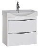 Тумба с раковиной Aquanet Франка 65 белый 00183051+00182328