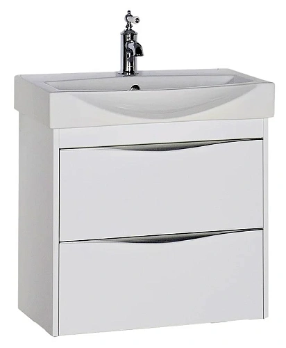 Тумба с раковиной Aquanet Франка 65 белый 00183051+00182328 Тумба с раковиной Aquanet Франка 65 белый 00183051+00182328