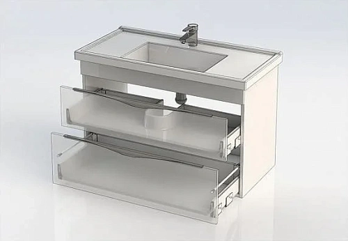 Тумба с раковиной Aquanet Эвора 100 белый 00212704 Тумба с раковиной Aquanet Эвора 100 белый 00212704