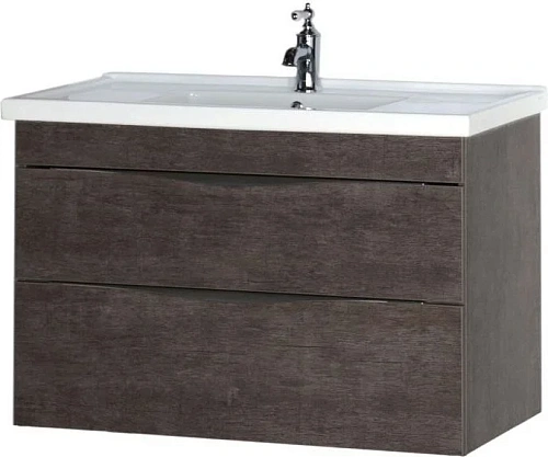 Тумба с раковиной Aquanet Эвора 100 дуб антик 00183003+00182325 Тумба с раковиной Aquanet Эвора 100 дуб антик 00183003+00182325