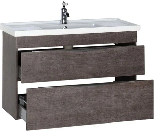 Тумба с раковиной Aquanet Эвора 100 дуб антик 00183003+00182325 Тумба с раковиной Aquanet Эвора 100 дуб антик 00183003+00182325