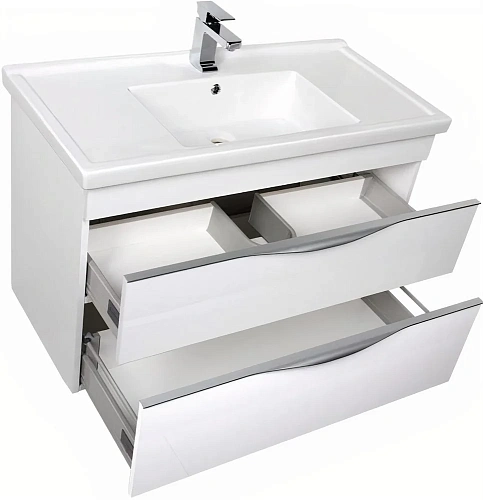 Тумба с раковиной Aquanet Эвора 100 см 00185195+00182325 белая Тумба с раковиной Aquanet Эвора 100 см 00185195+00182325 белая