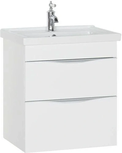 Тумба с раковиной Aquanet Эвора 60 белый 00184306+00182322 Тумба с раковиной Aquanet Эвора 60 белый 00184306+00182322