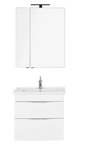 Тумба с раковиной Aquanet Эвора 70 белый 00184307+00182323 Тумба с раковиной Aquanet Эвора 70 белый 00184307+00182323
