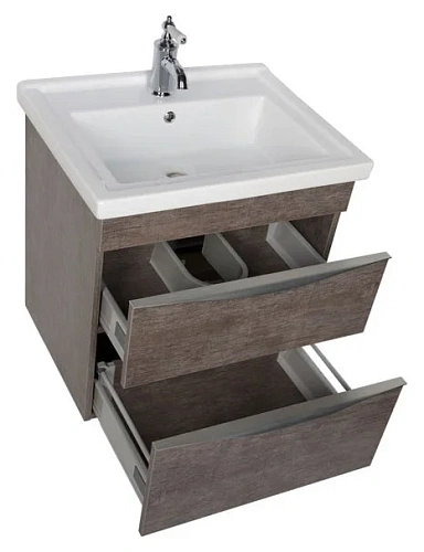Тумба с раковиной Aquanet Эвора 70 дуб антик 00183001+00182323 Тумба с раковиной Aquanet Эвора 70 дуб антик 00183001+00182323