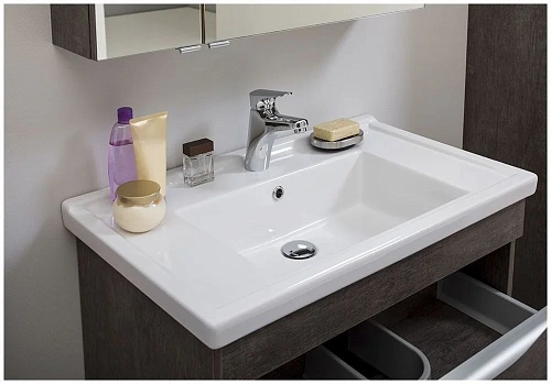 Тумба с раковиной Aquanet Эвора 70 дуб антик 00183001+00182323 Тумба с раковиной Aquanet Эвора 70 дуб антик 00183001+00182323