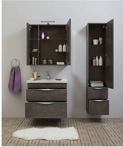 Тумба с раковиной Aquanet Эвора 80 дуб антик 00183002+00182324 Тумба с раковиной Aquanet Эвора 80 дуб антик 00183002+00182324